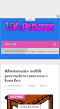 Mobile Screenshot of 100piazze.it